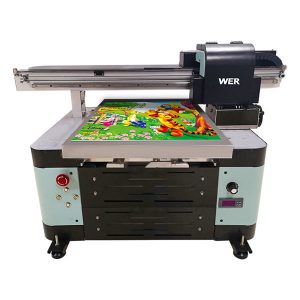 A2 saiz rata flatbed pencetak untuk logam / kes telefon / kaca / pen / cawan